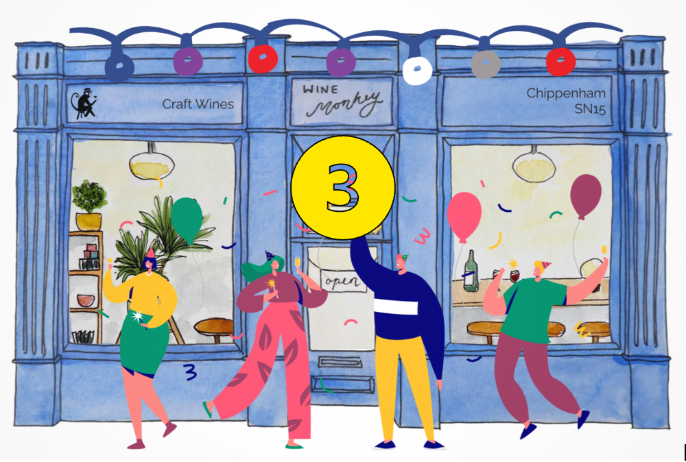 Wine Monkey 3rd birthday